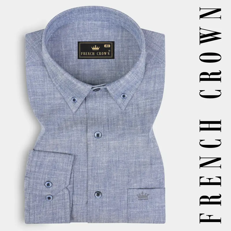 Mischka Gray Royal Oxford Shirt 7