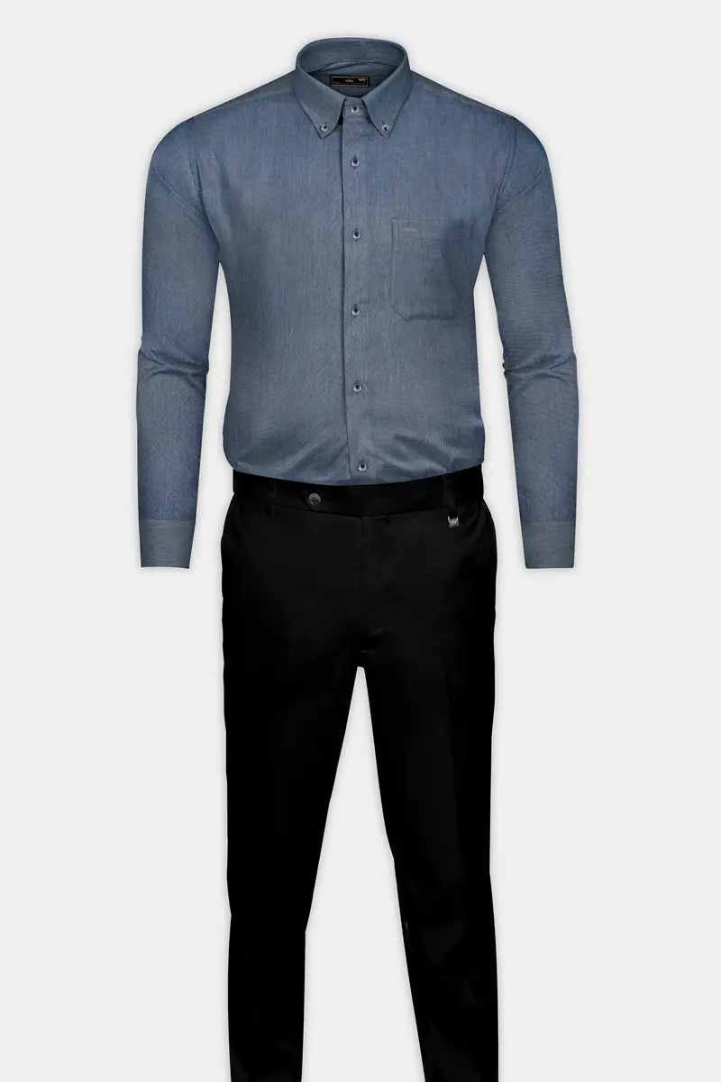 Mist Gray Heavyweight Royal Oxford Shirt 6