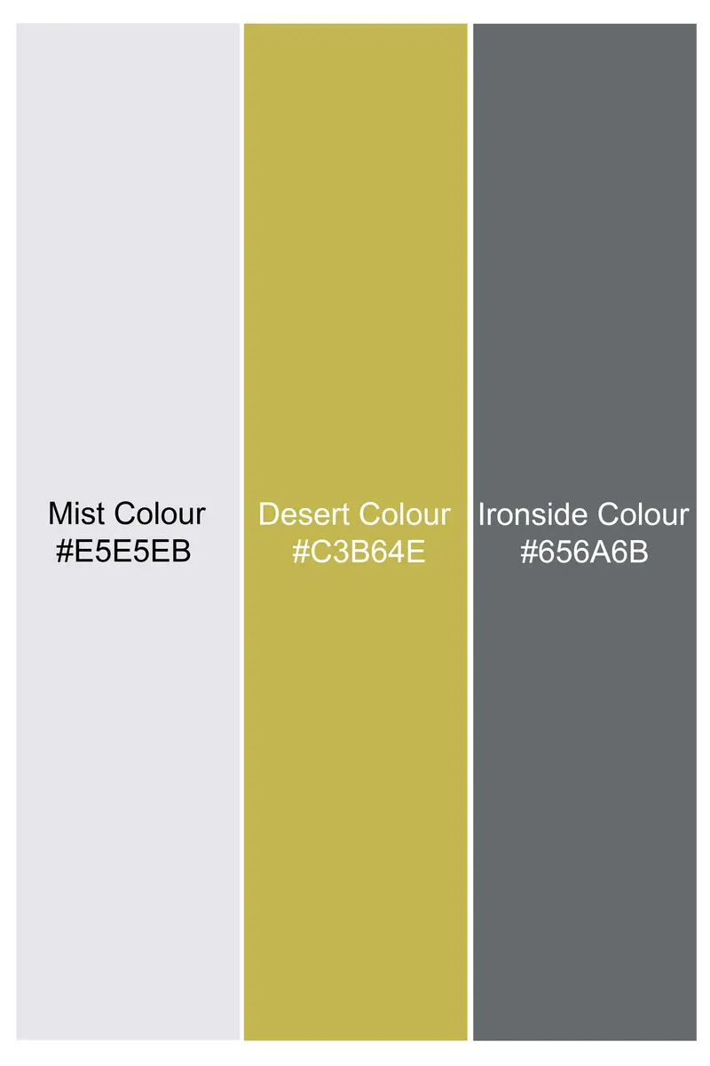 Mist Gray Multicolour Printed Super Soft Premium Cotton Shirt 6