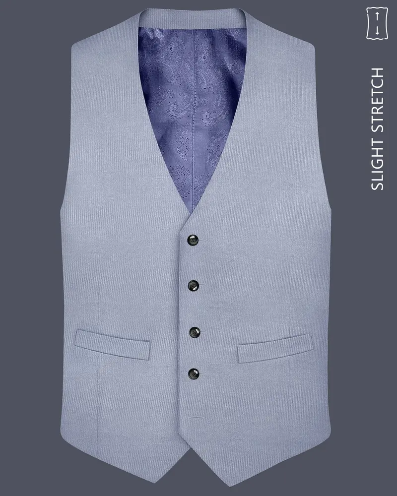 Mistivell-Mountain Mist Gray Wool Rich Waistcoat 1