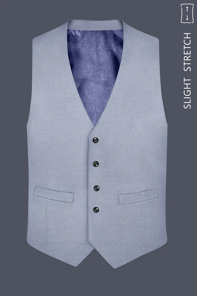 Mistivell-Mountain Mist Gray Wool Rich Waistcoat 2