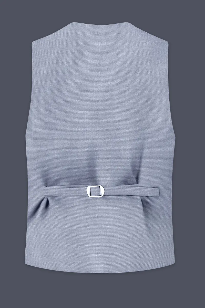 Mistivell-Mountain Mist Gray Wool Rich Waistcoat 4