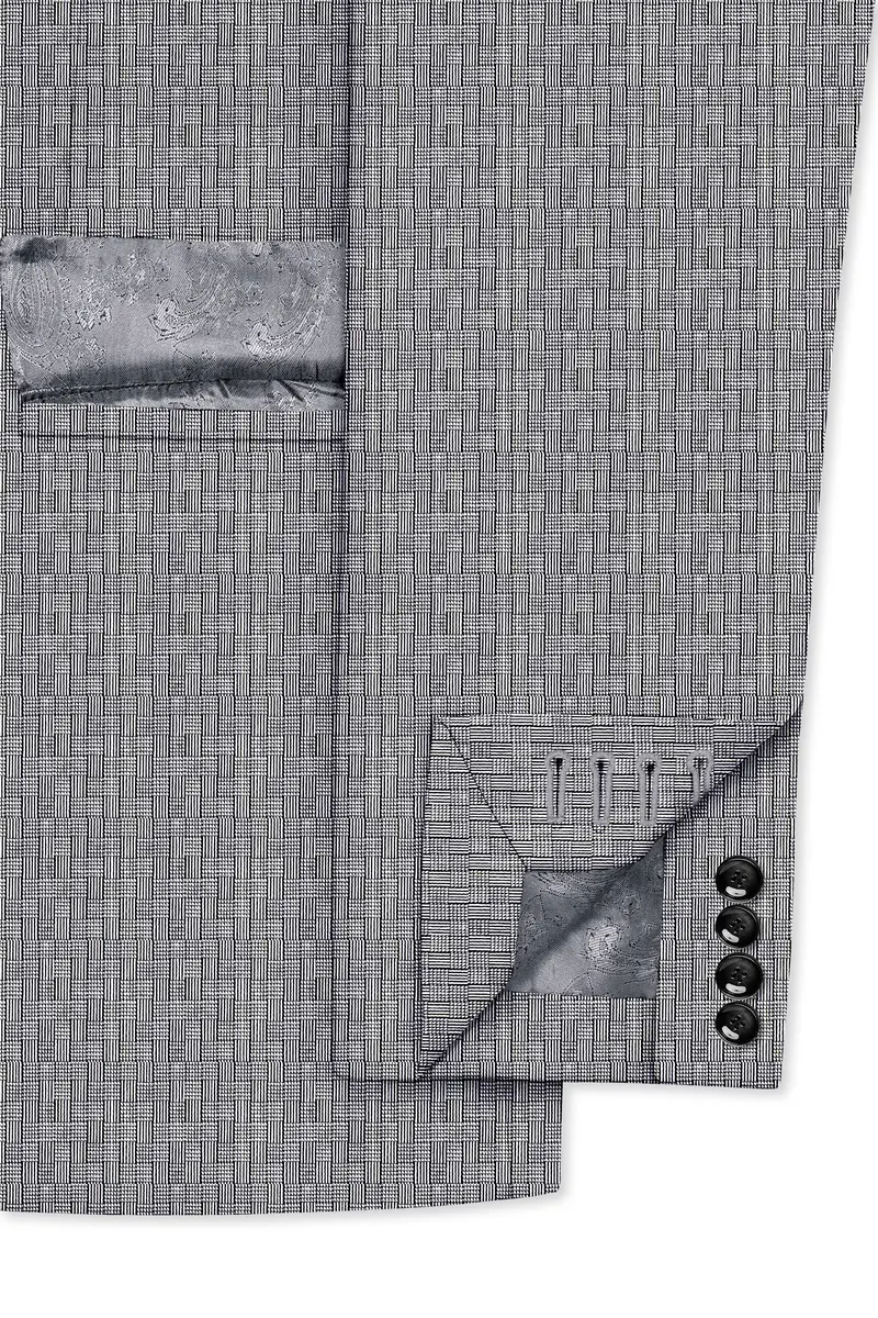 Mobster Gray Double Breasted Blazer 6