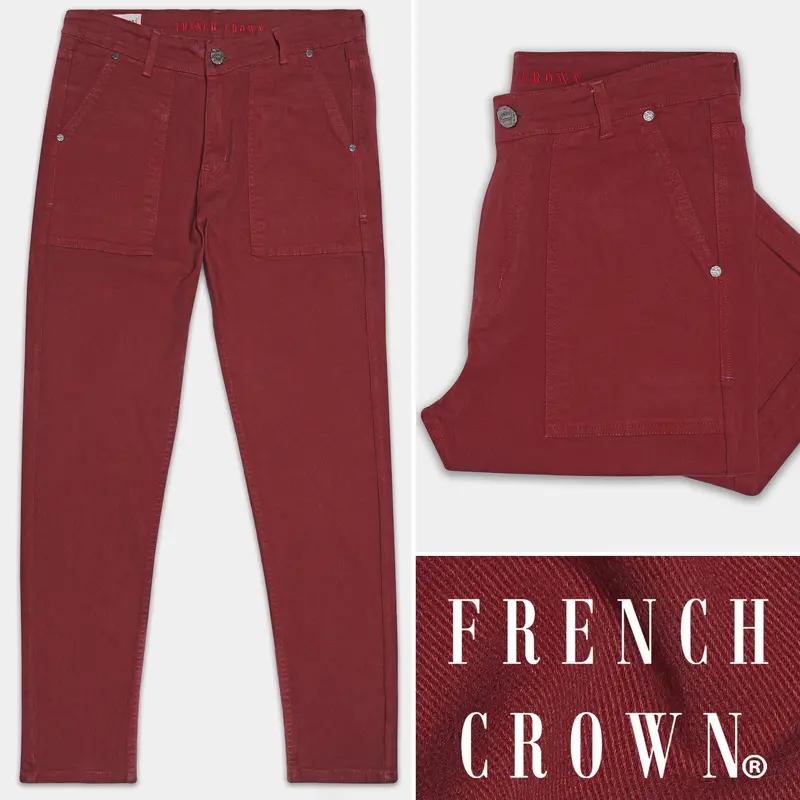 Moccaccino Red Rinse Wash Denim 1