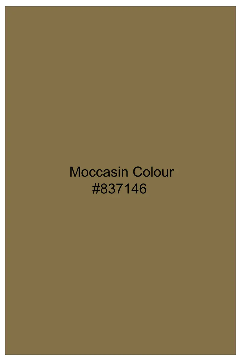 Moccasin Brown Luxurious Linen Kurta Shirt 8