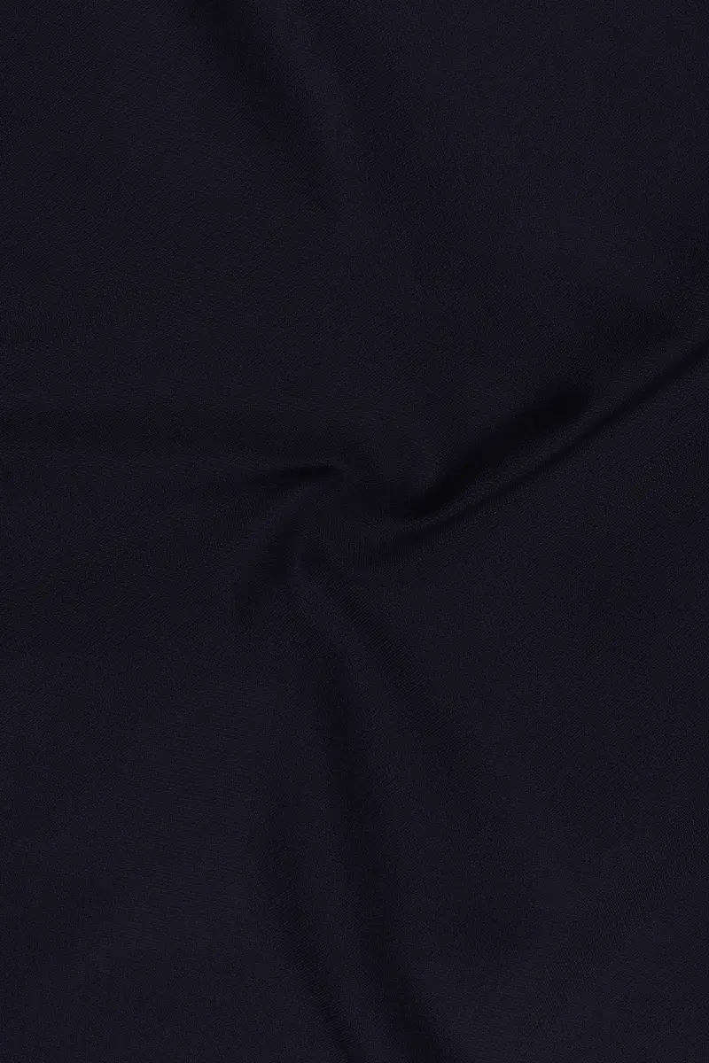 Monarch-Vulcan Blue Diamond Textured Wool Rich Slight Stretch Waistband Pant 3
