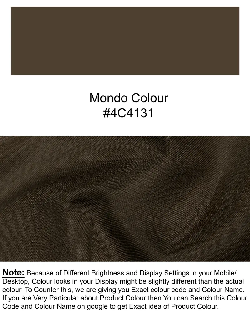 Mondo Brown Premium Cotton Pant 8