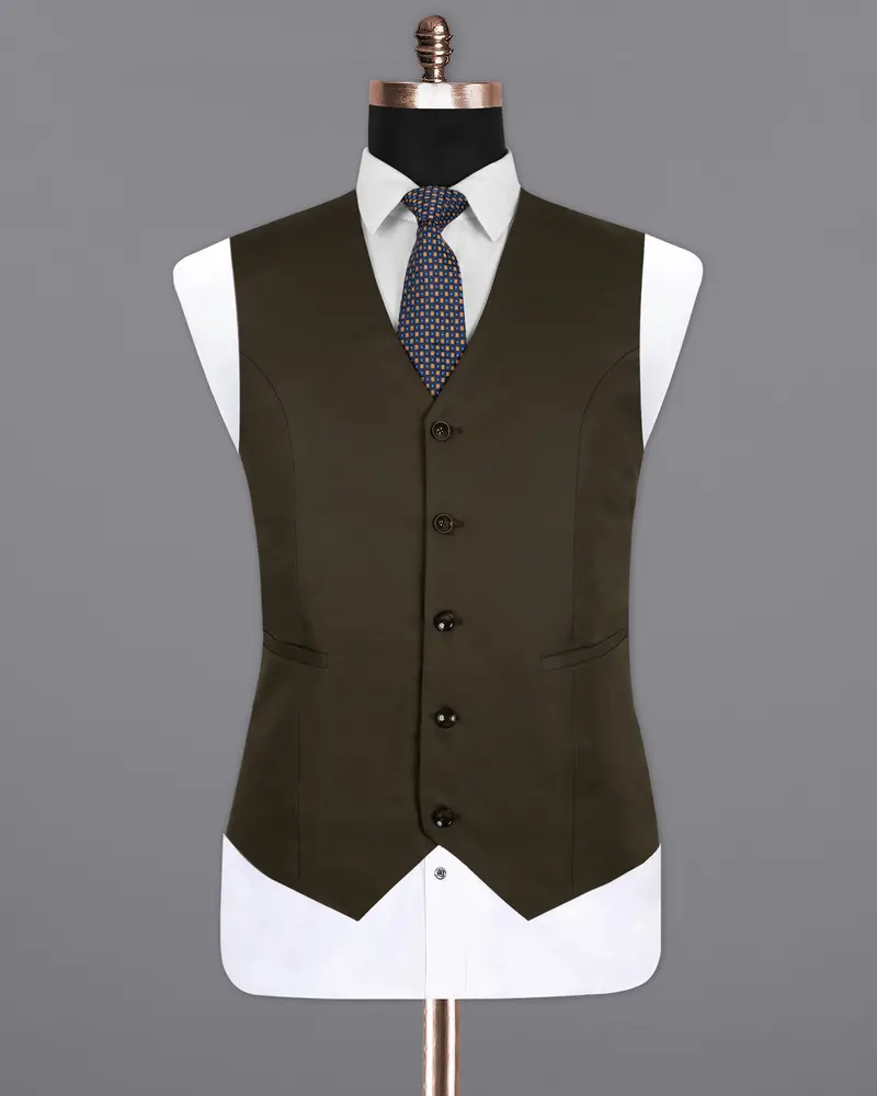 Mondo Brown Premium Cotton Waistcoat 2