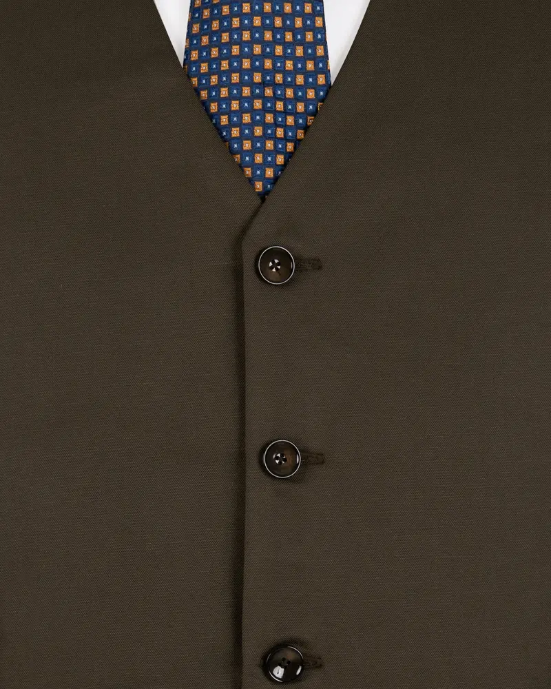 Mondo Brown Premium Cotton Waistcoat 5