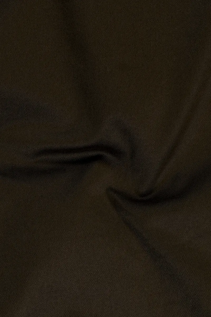 Mondo Brown Rinsed Clean Look Stretchable Denim 3