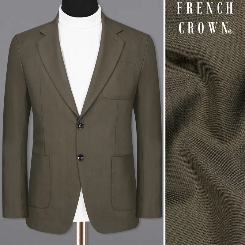 Mondo Brown Single Breasted Sports Blazer 1