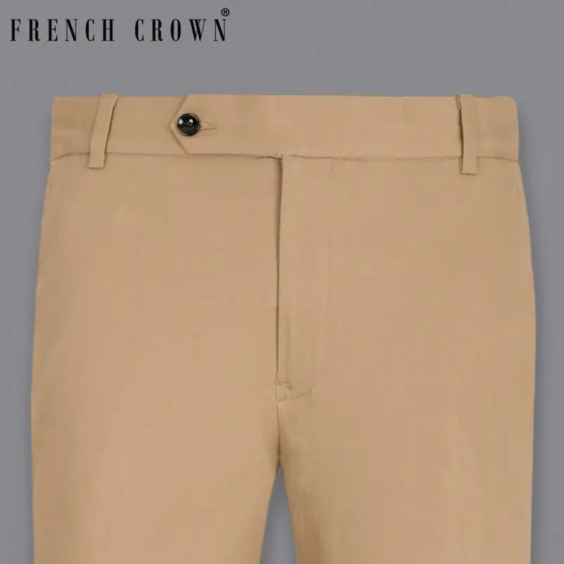 Mongoose Cream Premium Cotton Pant 1
