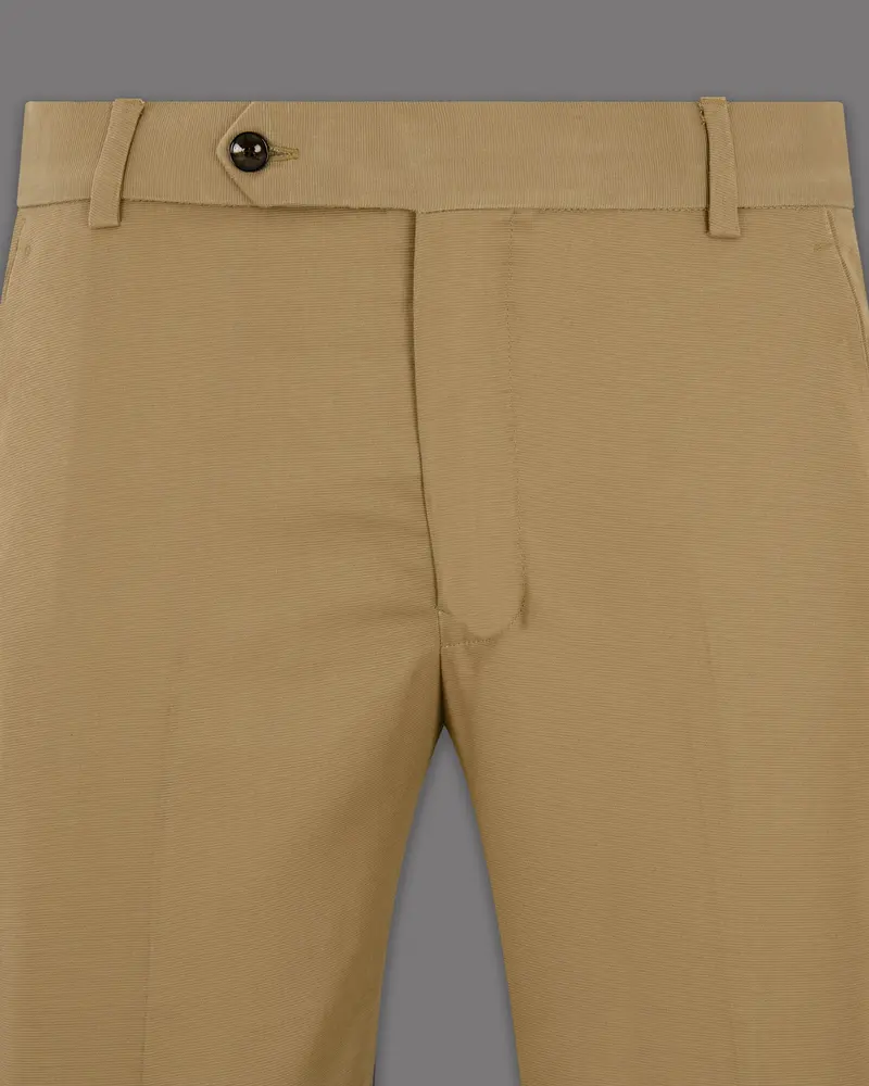 Mongoose Cream Stretchable Premium Cotton Traveler Pant 2