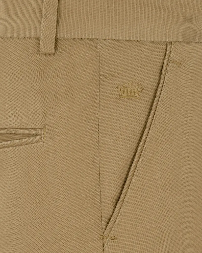 Mongoose Cream Stretchable Premium Cotton Traveler Pant 5
