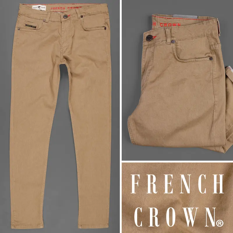 Mongoose Khaki Rinse Wash Clean Look Stretchable Denim 1