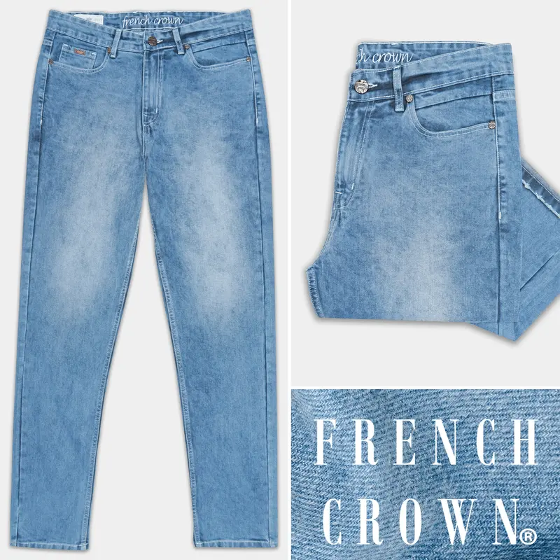 Moonstone Blue Stone Wash Denim 1