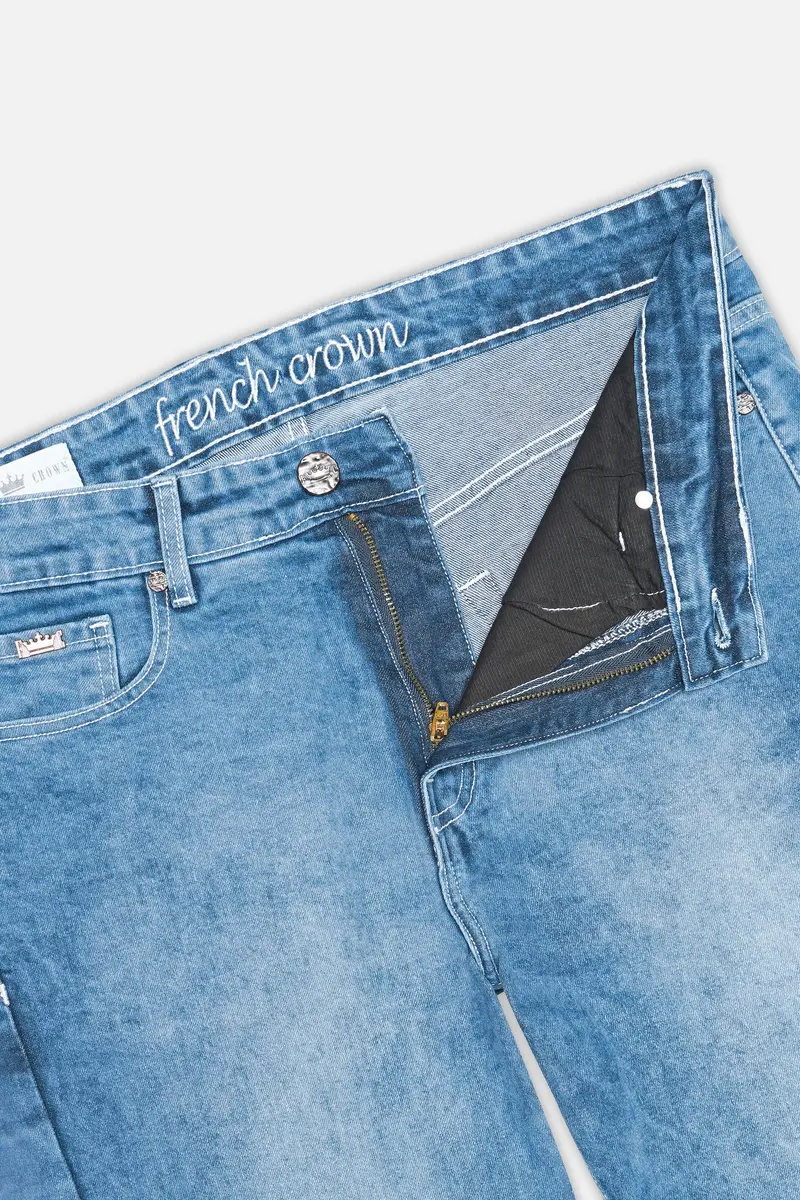 Moonstone Blue Stone Wash Denim 5