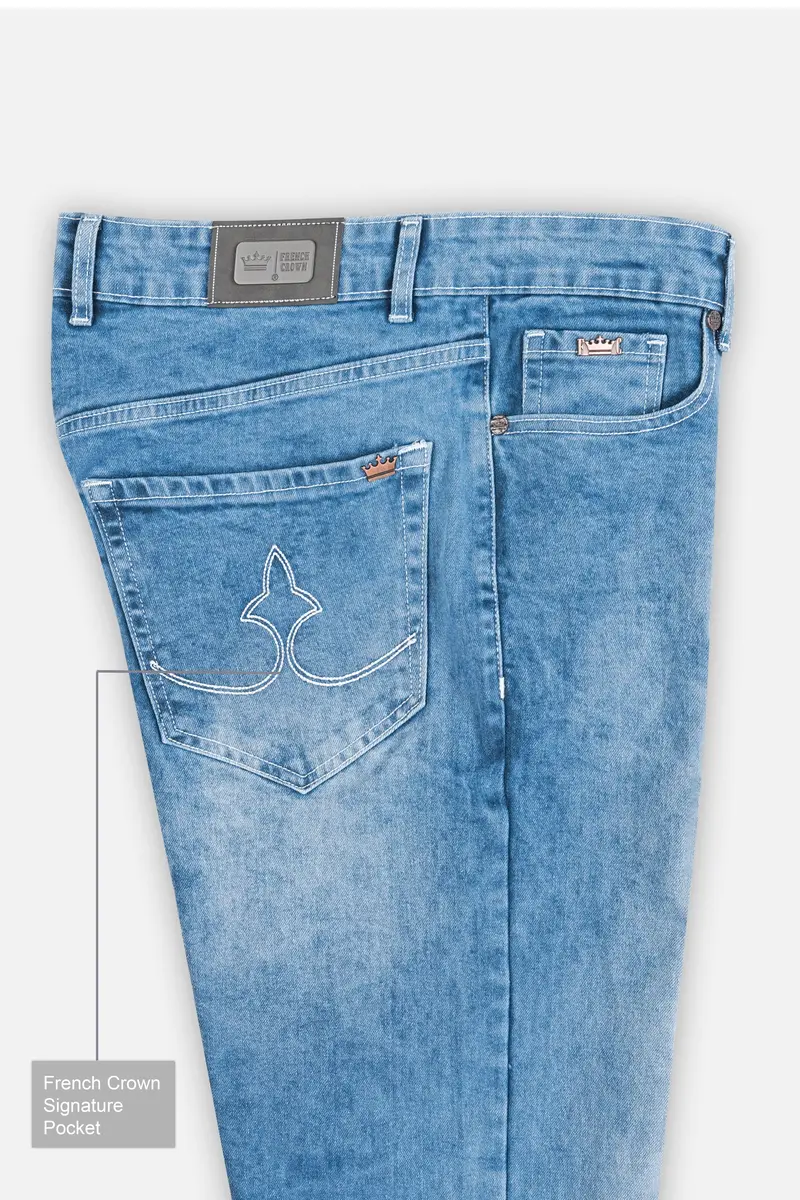Moonstone Blue Stone Wash Denim 7