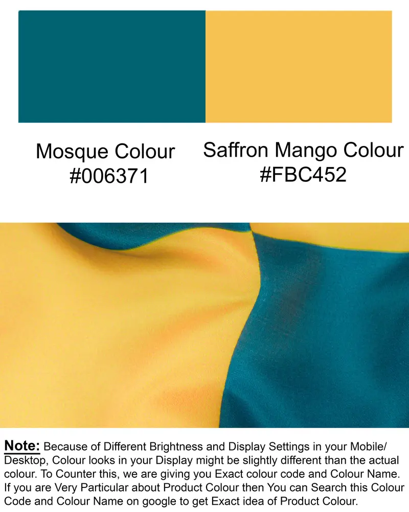 Mosque-Saffron Mango Super Soft Designer Nehru Jacket 7