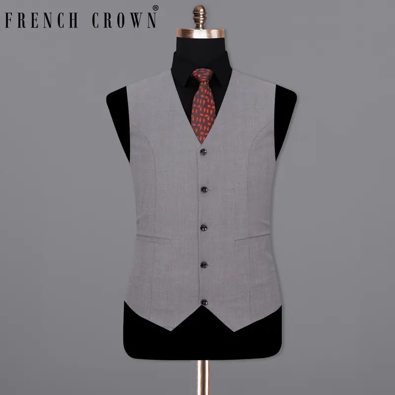 Mountain Mist Gray Waistcoat 1