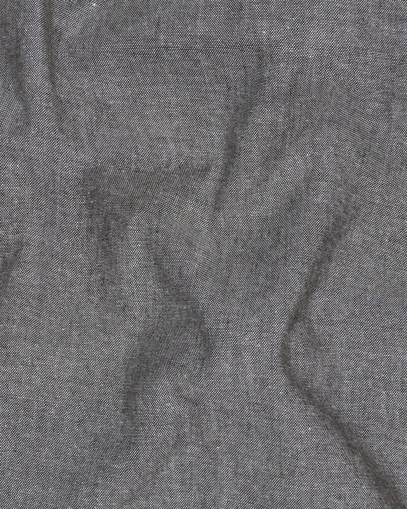 Mountain Mist Grey Luxurious Linen Waistcoat 3