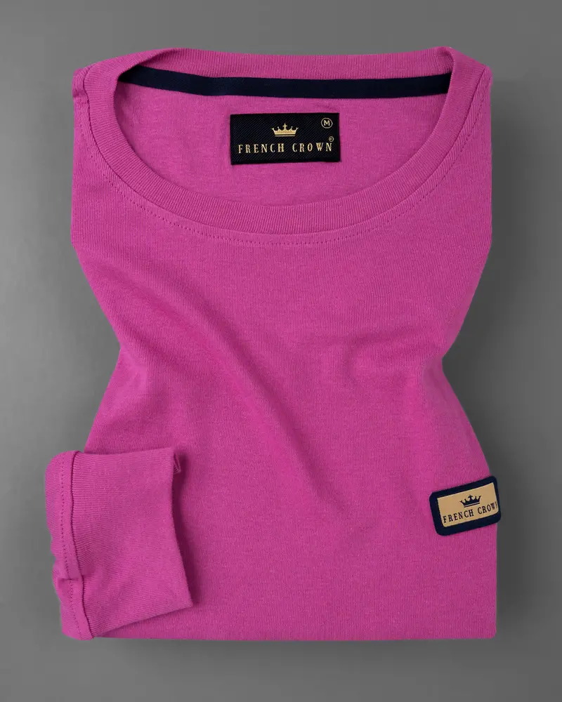 Mulberry Pink Full Sleeve Super Soft Premium Cotton Sweatshirt 2