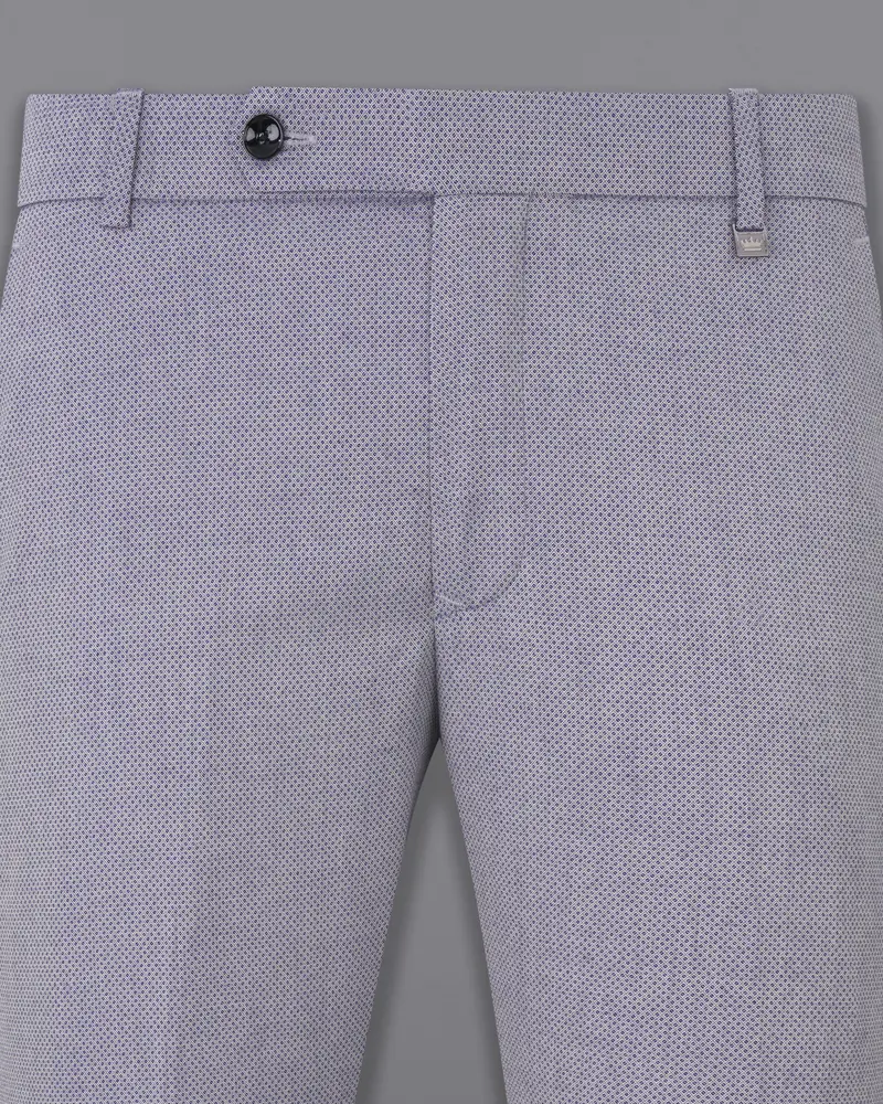 Mulled Blue Textured Pant 2