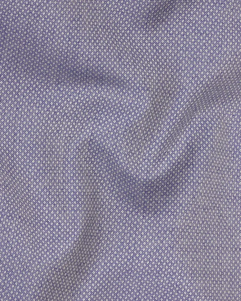 Mulled Blue Textured Pant 3