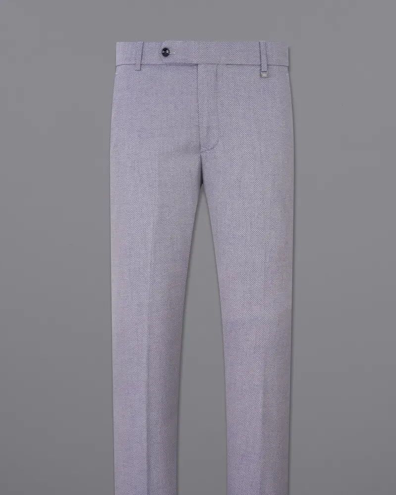 Mulled Blue Textured Pant 4