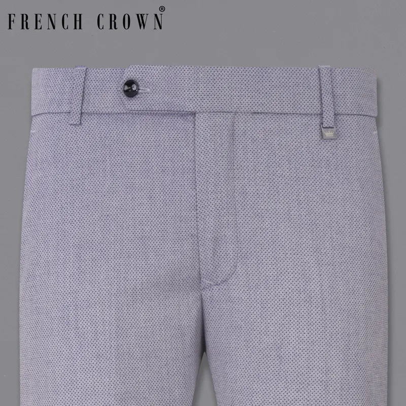 Mulled Blue Textured Pant 6