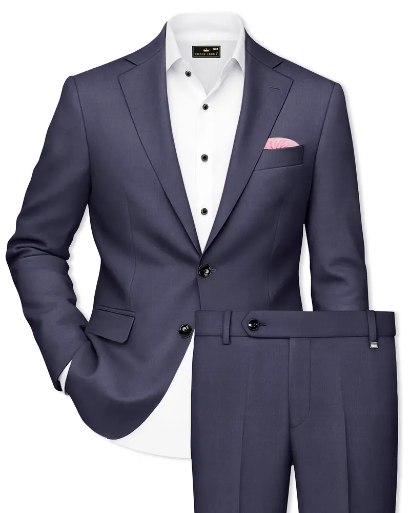 Mulled Grey Wool Rich Suit 1