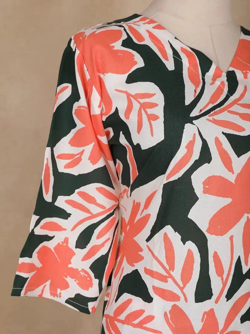 Multicolor Floral Designed Cotton Salwar Suit 3