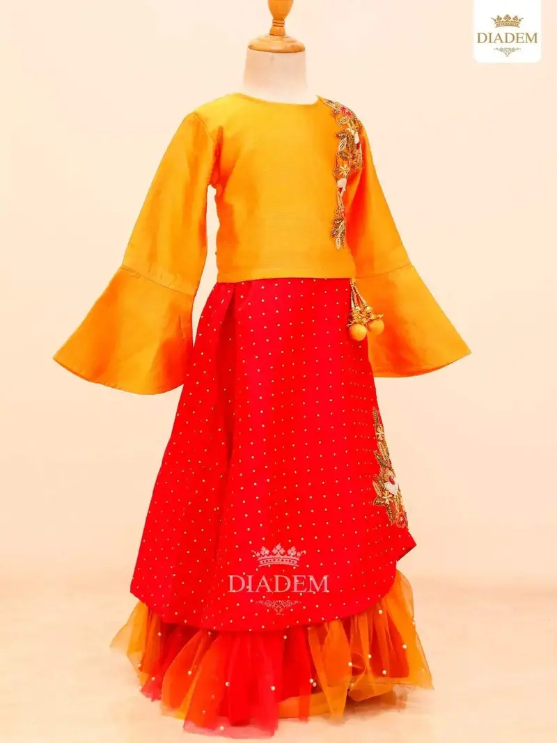 Mustard Yellow Lehenga Enhanced In Embroidery And Stones 2