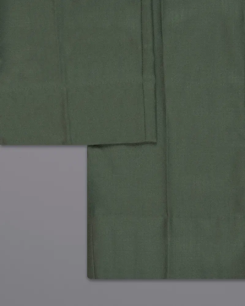 Nandor Green Wool Rich Pant 6