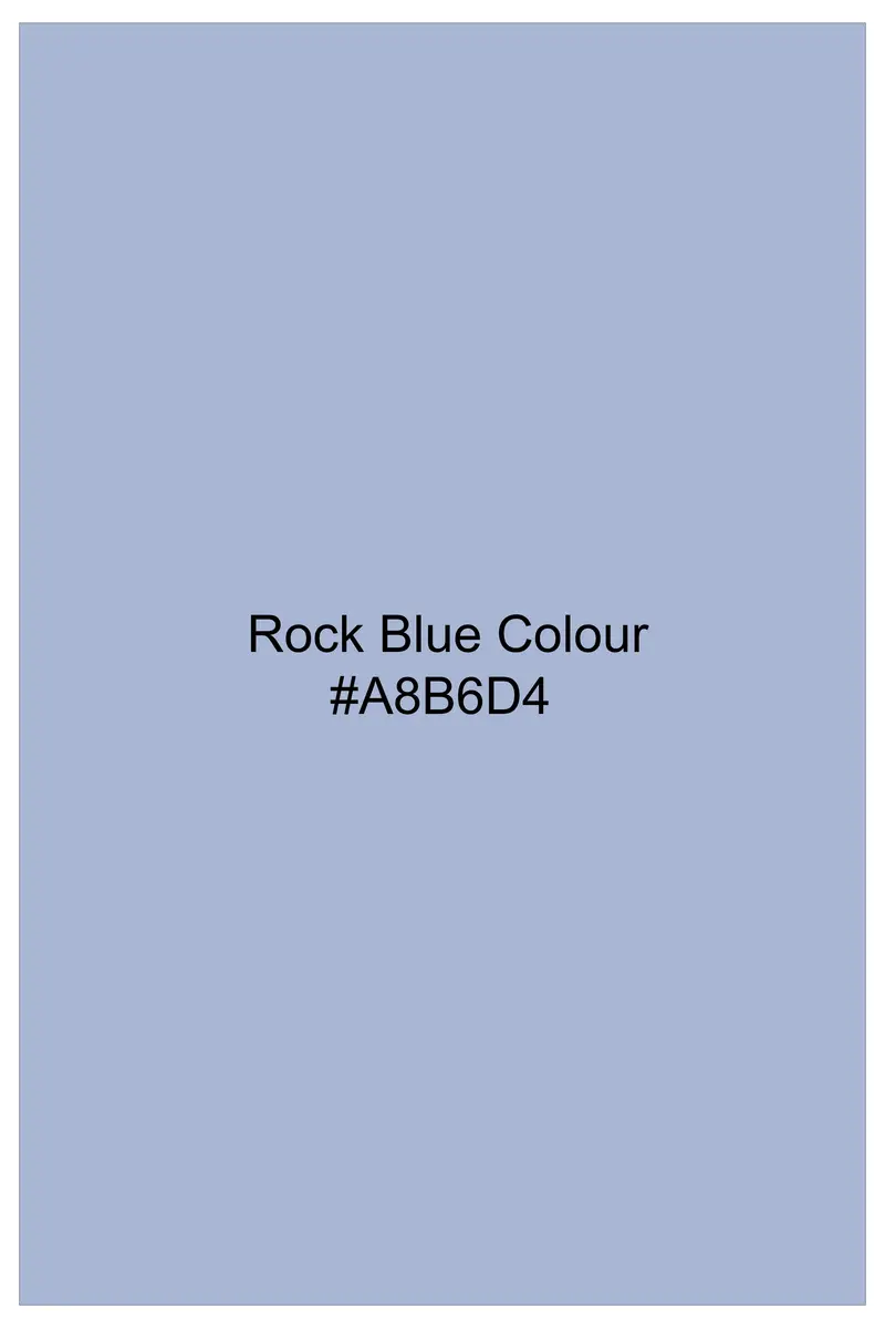 Nauticwave-Rock Blue Solid Dobby Textured Premium Giza Cotton Dress Shirt 6