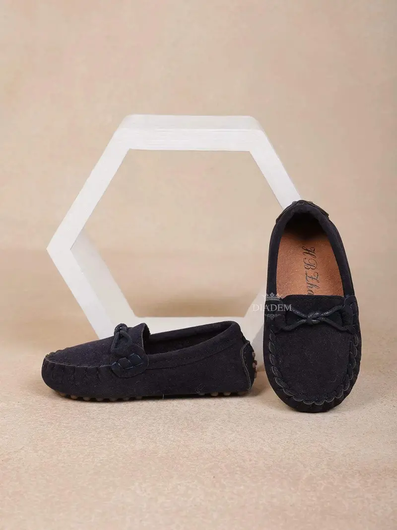 Navy Blue Casual Loafers For Boys 2