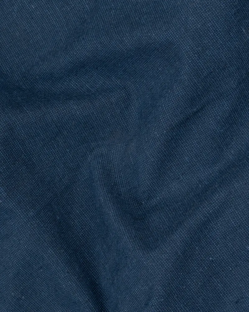 Navy Premium Cotton Formal Pant 3