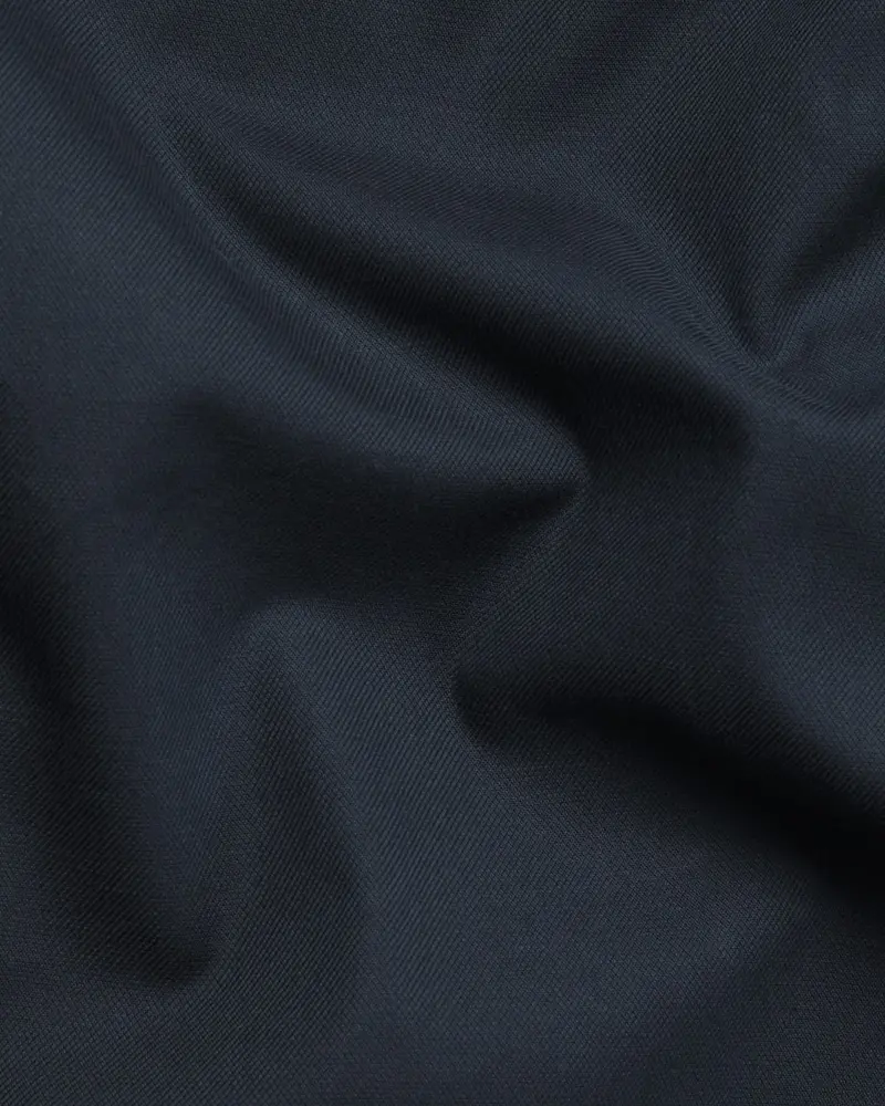 Navy Regular Fit Cotton Pant 3