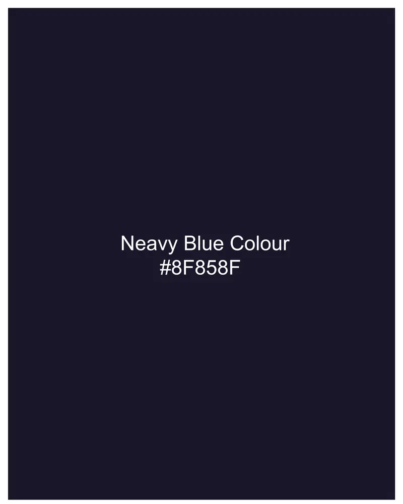 Navy Subtle Sheen Wool Blend Suit 14