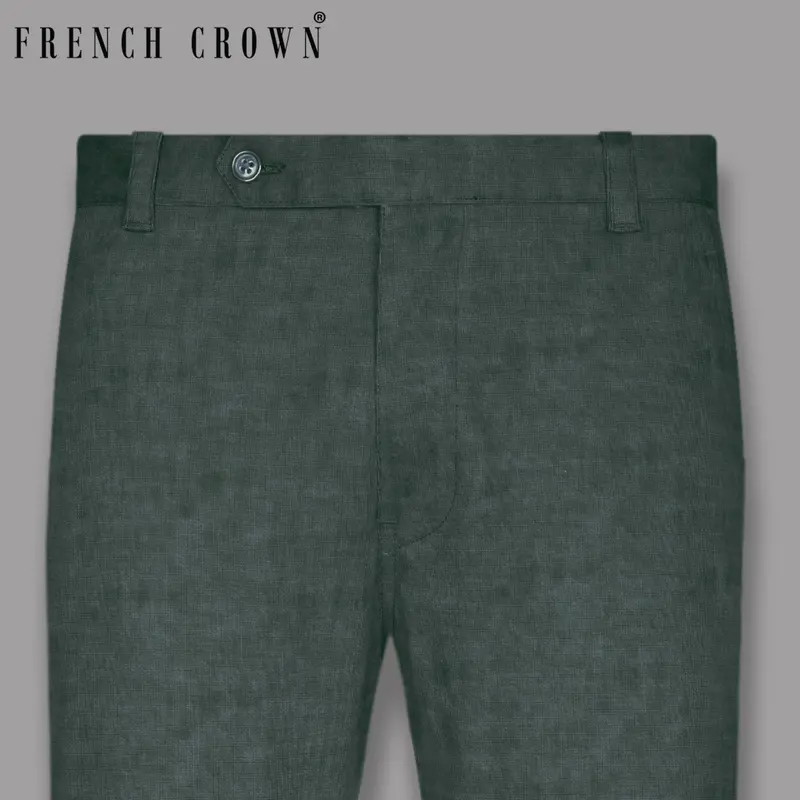 Navy Washed Chino Pant 1