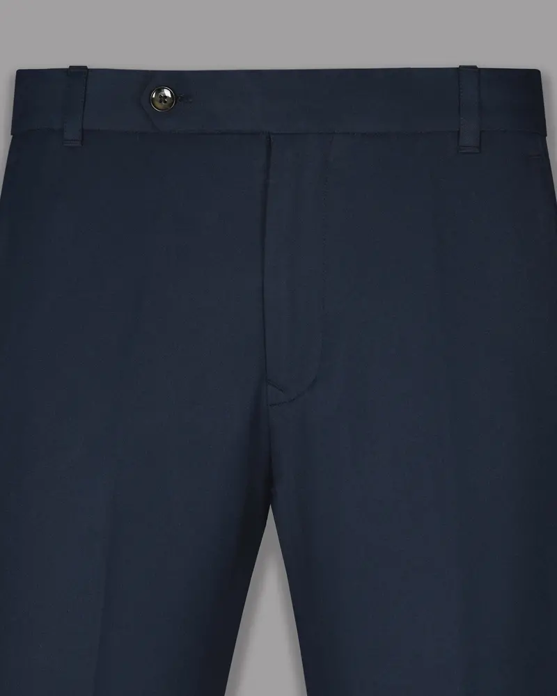 Navy Wool Rich Pant 2