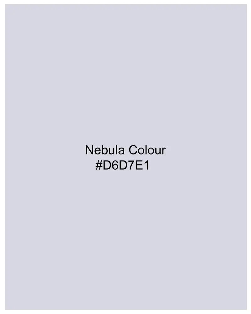 Nebula Light Blue Dobby Textured Premium Giza Cotton Shirt 8