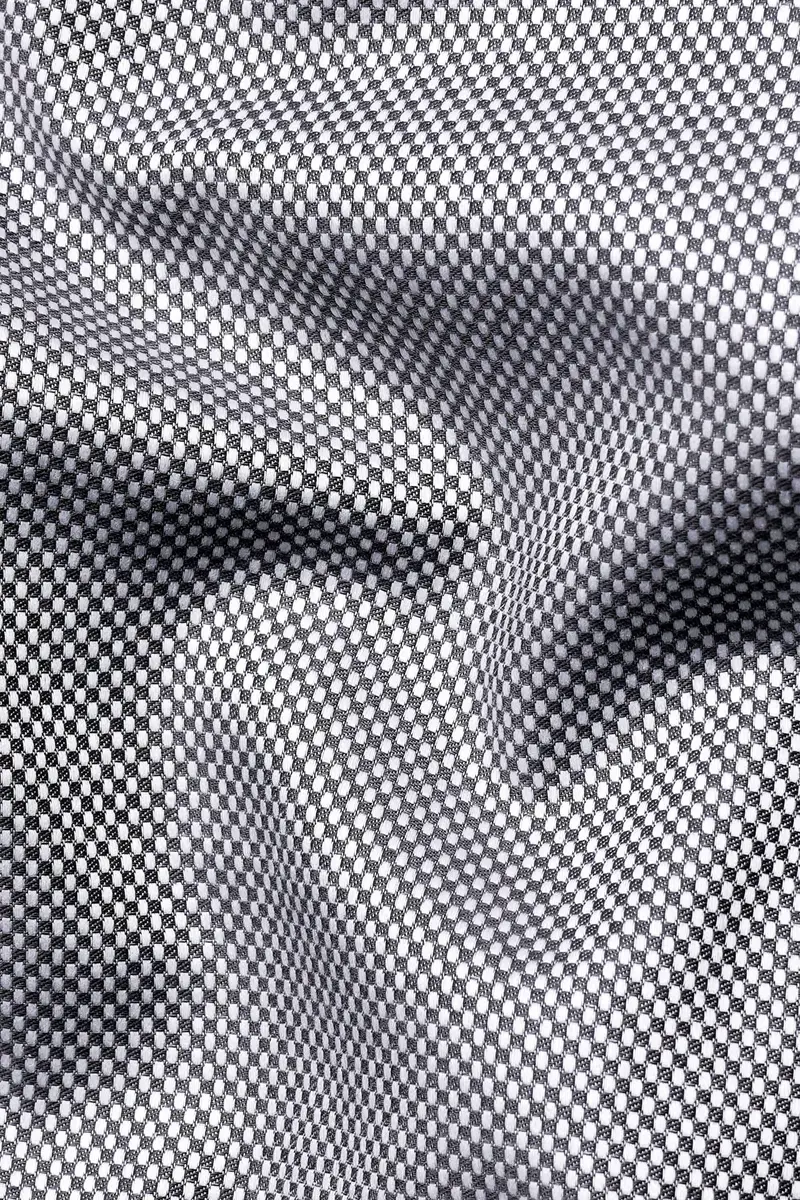 Nevada Gray Dobby Textured Premium Giza Cotton Shirt 2