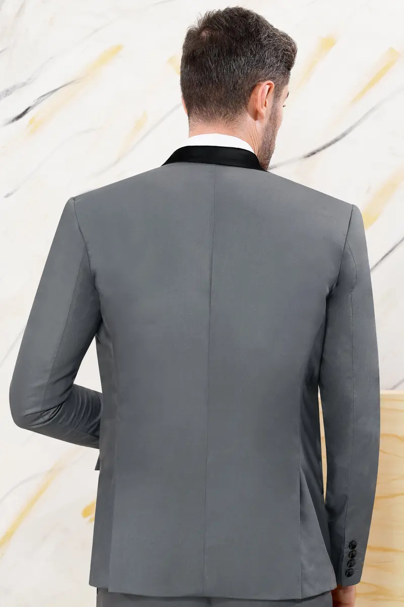 Nevada Gray Eagle Hand Painted Wool Rich Designer Blazer 5