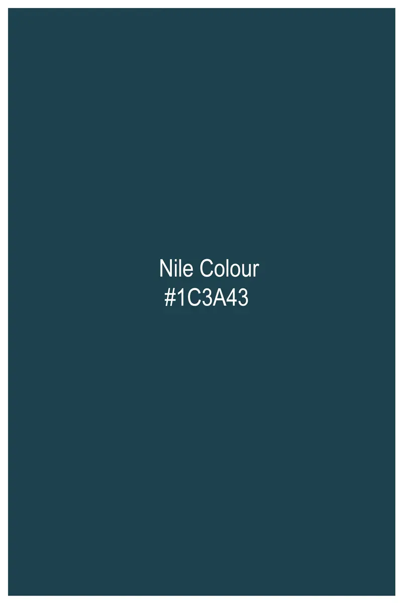 Nile Blue Subtle Sheen Super Soft Premium Cotton Kurta Set 8
