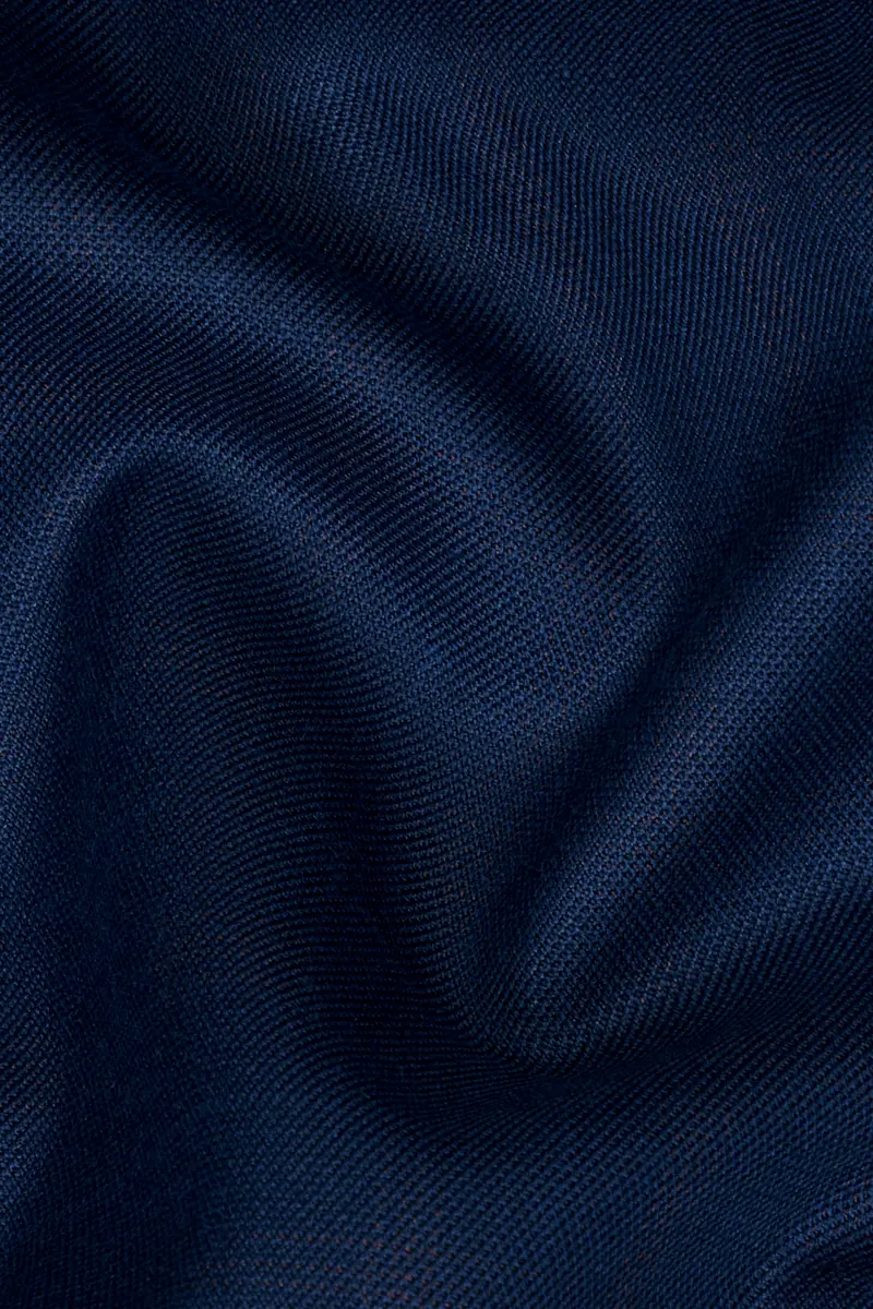 Nile Blue Wool Rich Cross Placket Bandhgala Blazer 3