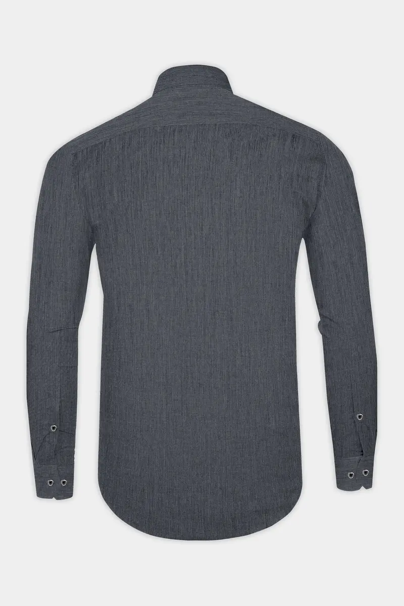 Ninja Gray Heavyweight Royal Oxford Overshirt/Shacket 5