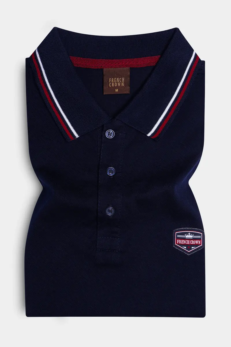 Nivoro-Jaguar Blue Premium Cotton Pique Polo 2