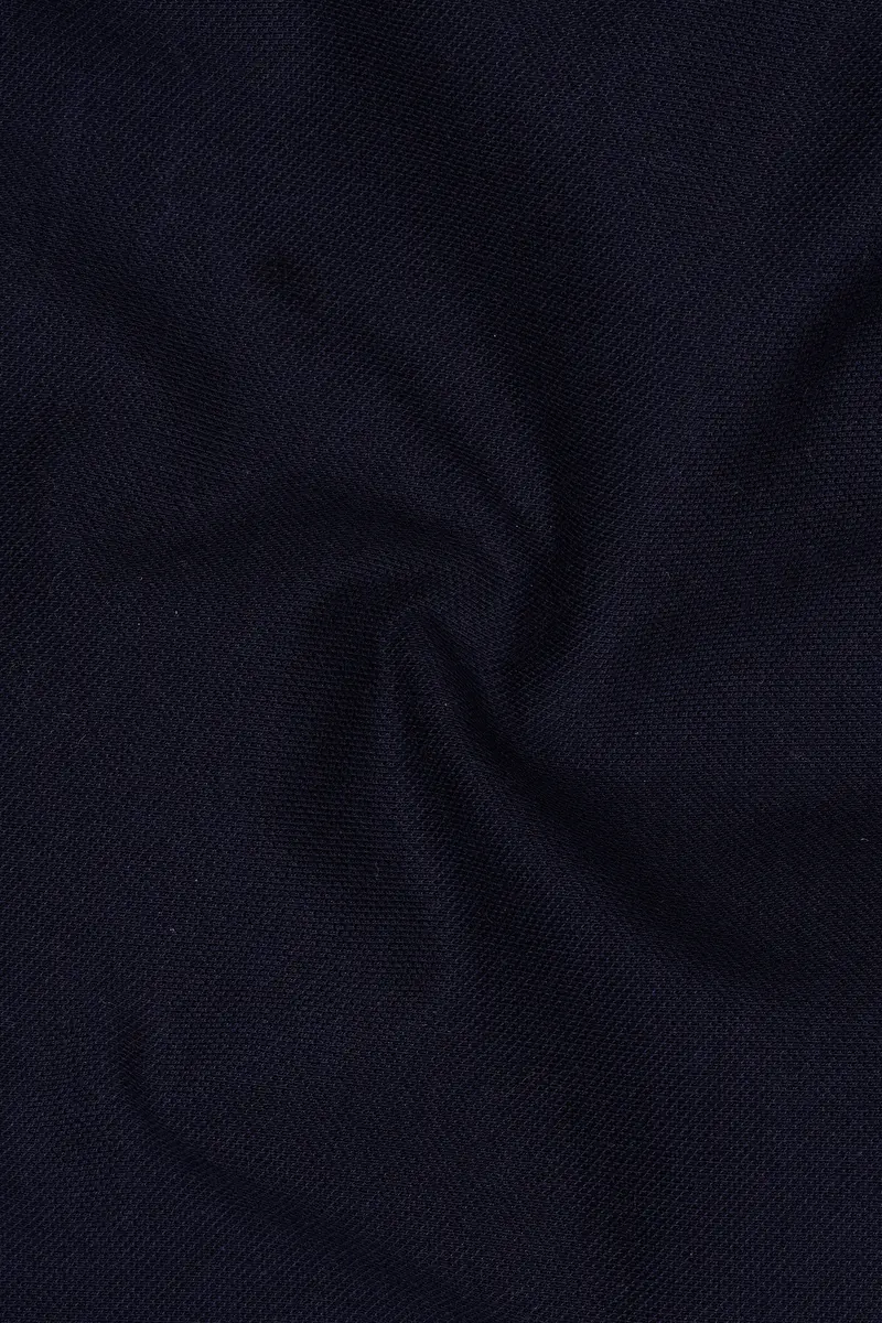 Nivoro-Jaguar Blue Premium Cotton Pique Polo 3