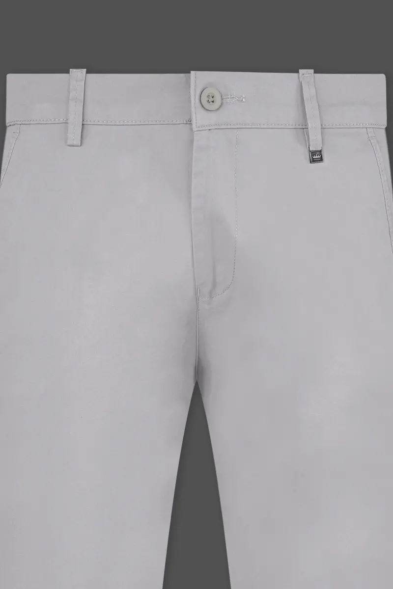 Nobel Gray Premium Cotton Chinos Pant 2